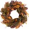 20 inch Thanksgiving Wreath Magnolia Leaves with Pine Needle Yellow Berry Wreath(Yellow Berry)3"D x 20"W x 20"H